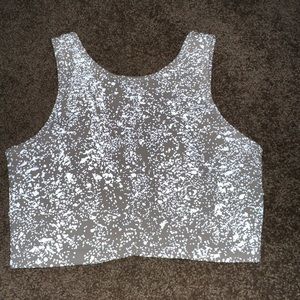 Reflective Lululemon Crop Top 6